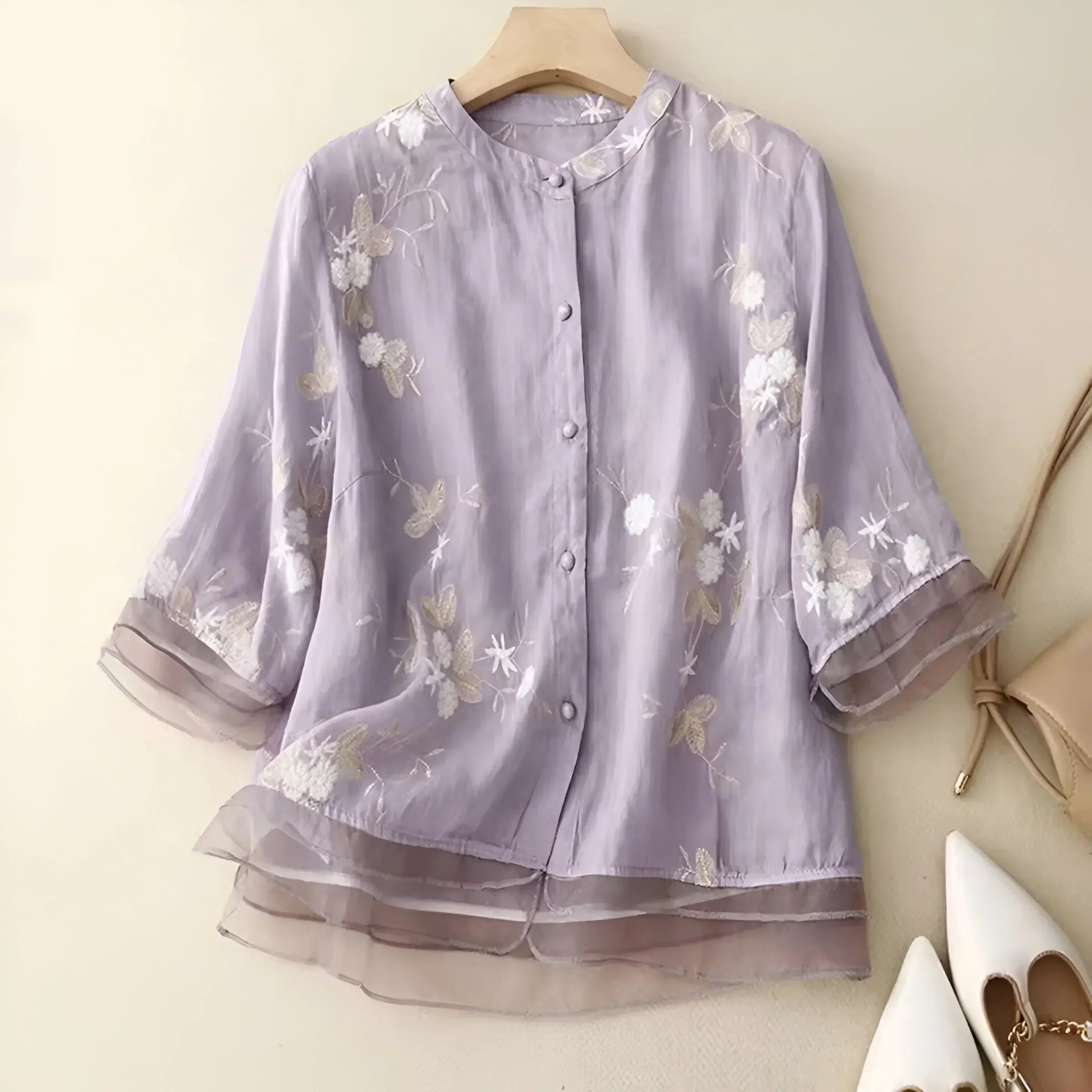 Giovanna - Lightweight Cotton Blouse