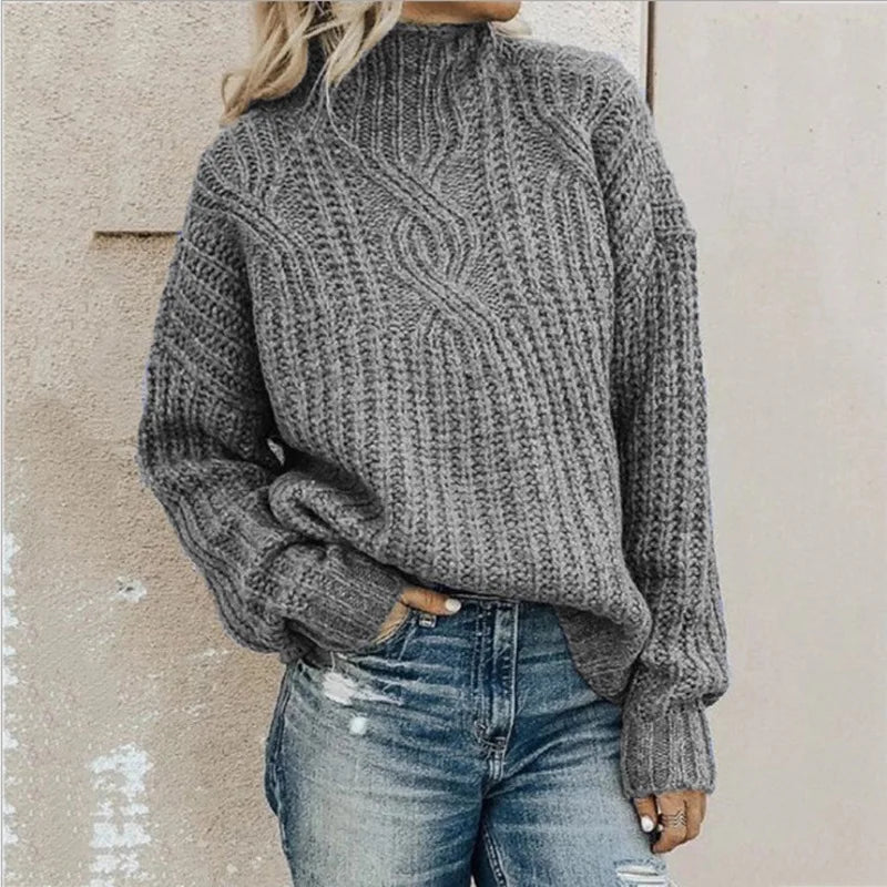 Lillian Cozy Knitted Pullover