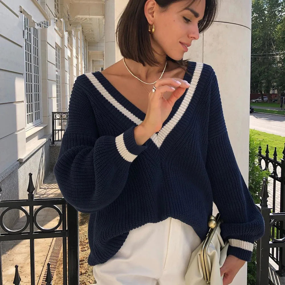 Elle V-Neck Sweater