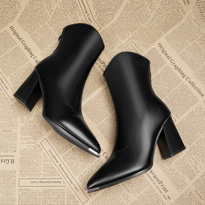 Amelie | Elegant Ankle Boots with Heel