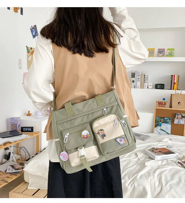 Aina Canvas Shoulder Bag