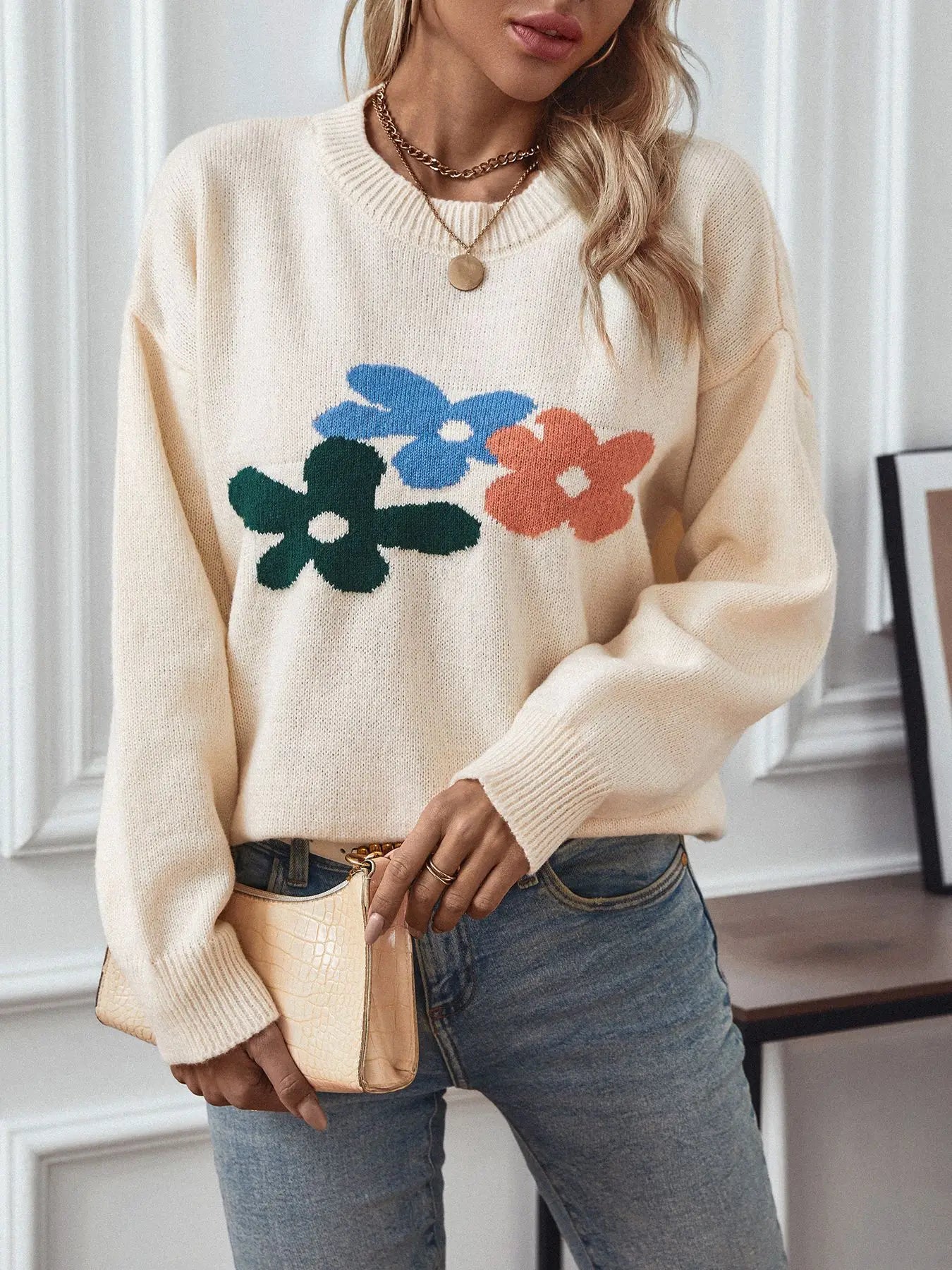 Kasey Floral Sweater