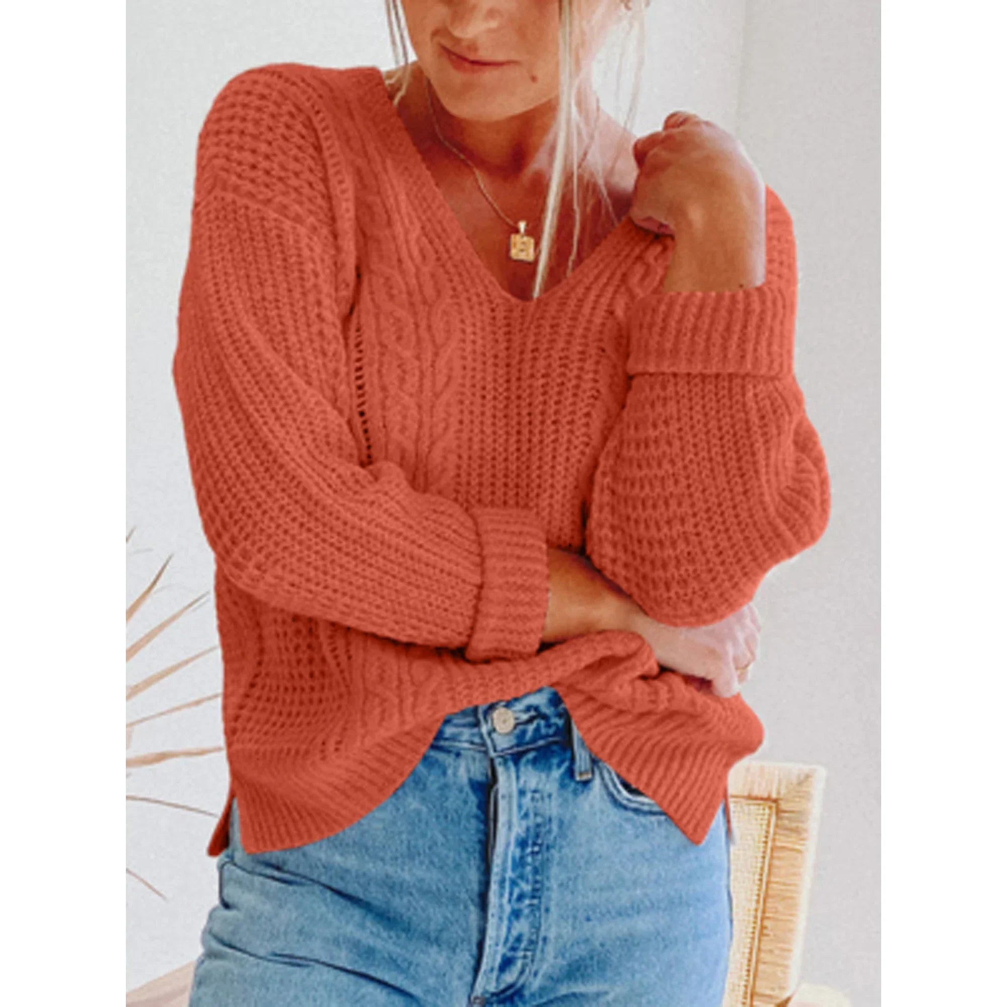 Cara Hollow Sweater Top