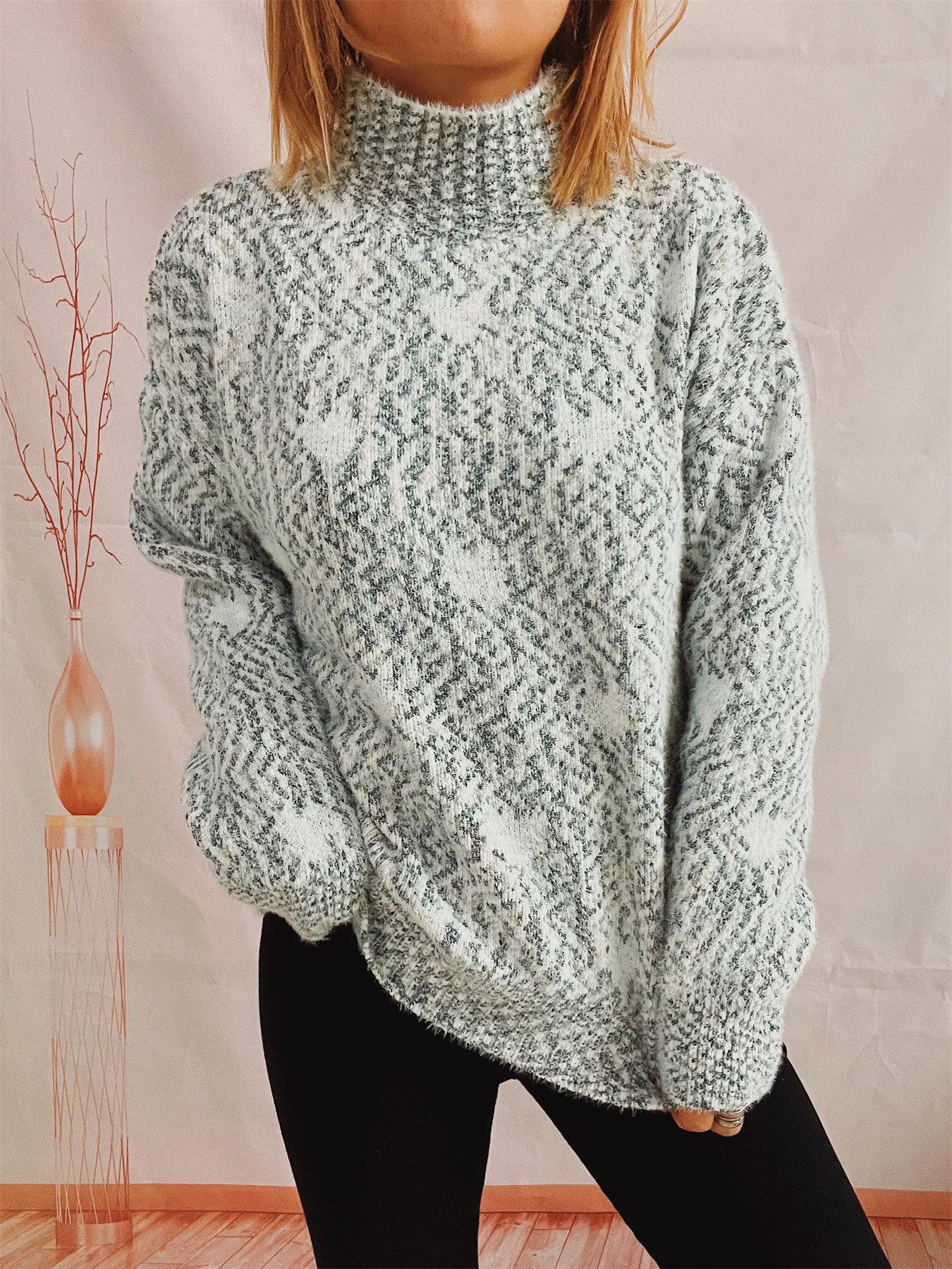 Dina Heart Sweater