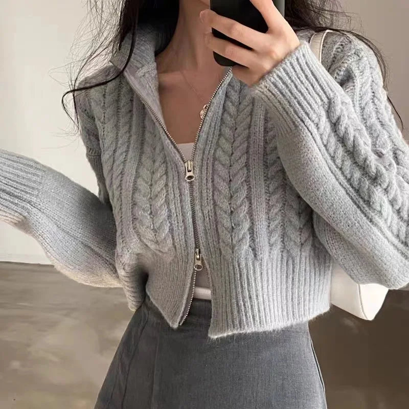 Luella Knitted Zip Sweater