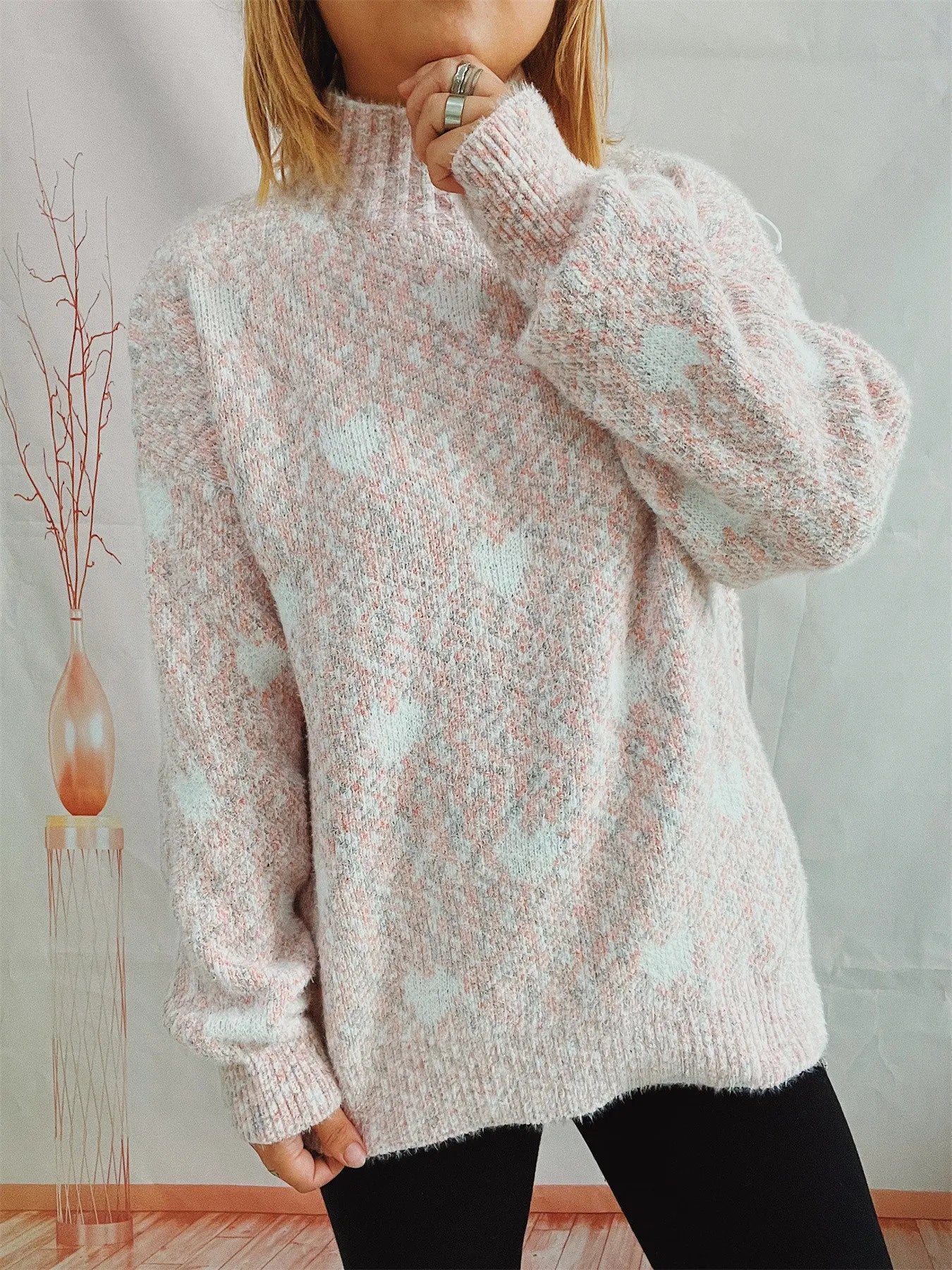 Dina Heart Sweater