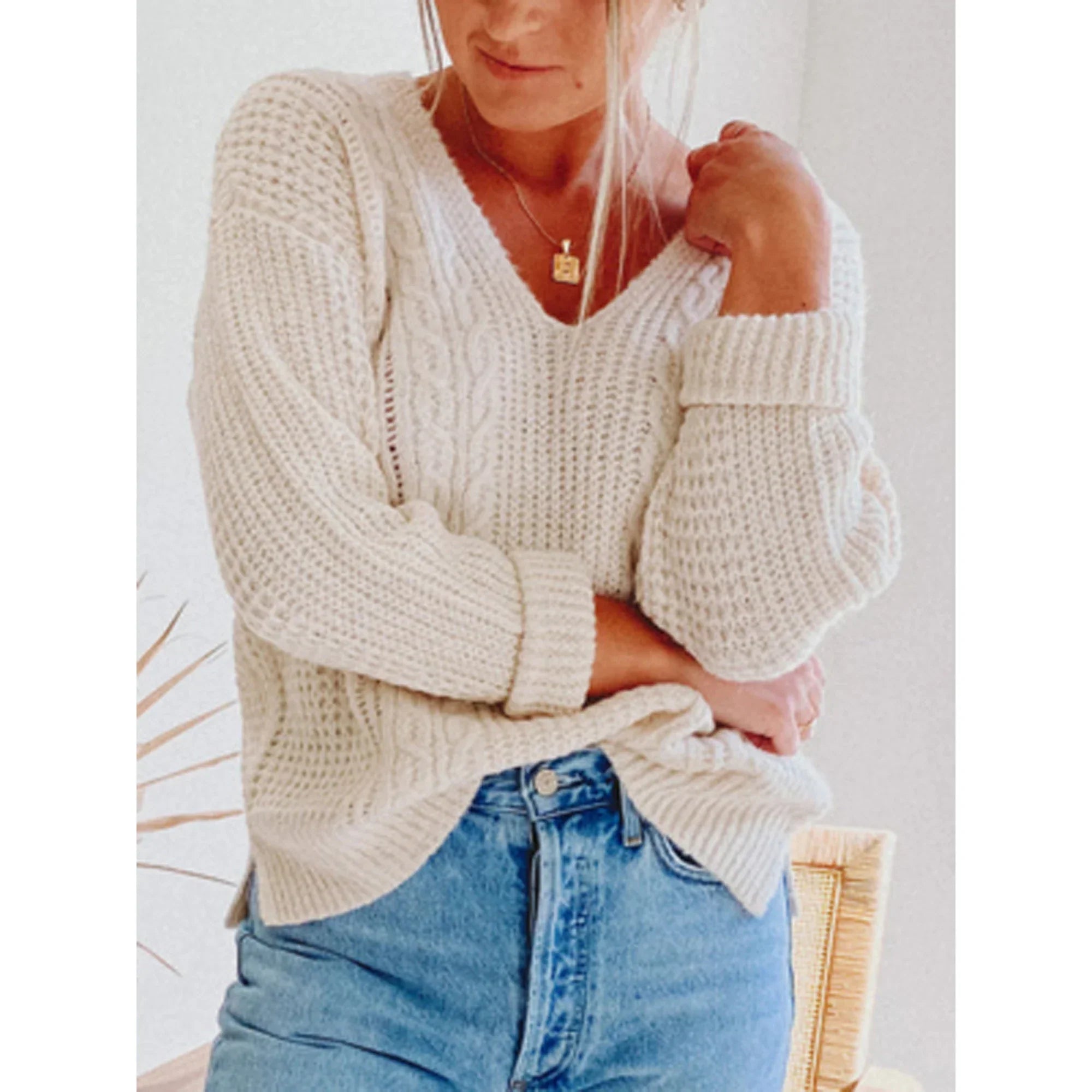 Cara Hollow Sweater Top