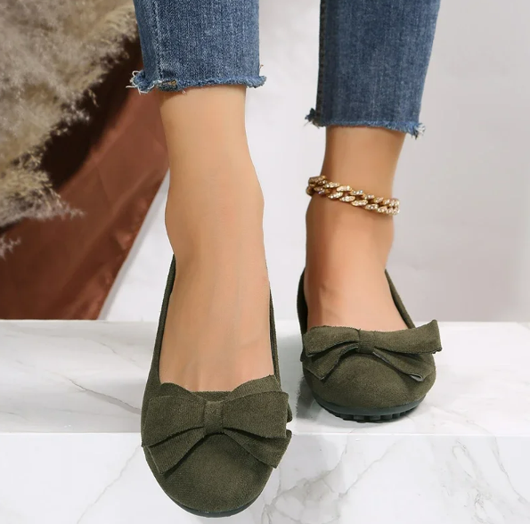 Deborah Ribbon Flat Shoes