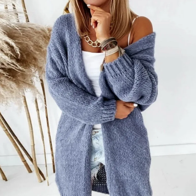 Lany Knitted Long Cardigan