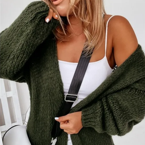 Lany Knitted Long Cardigan