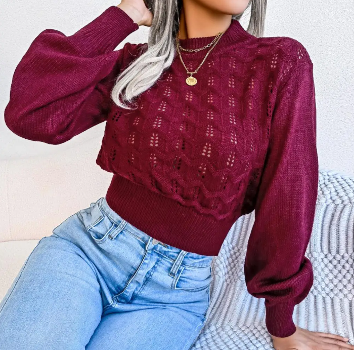 Rita Crop Sweater