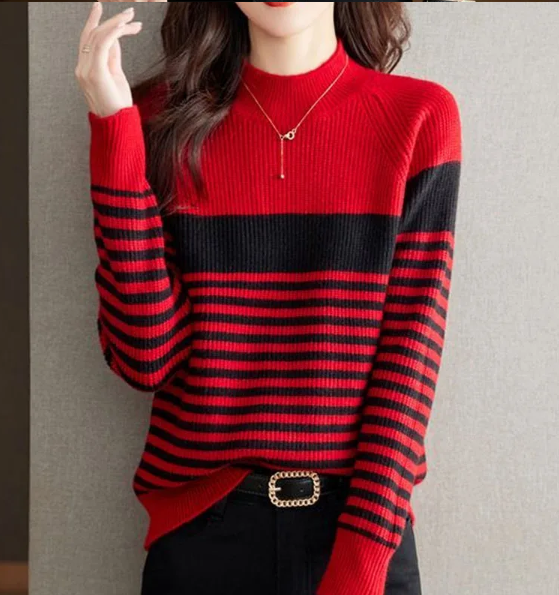 Fern Stripes Sweater