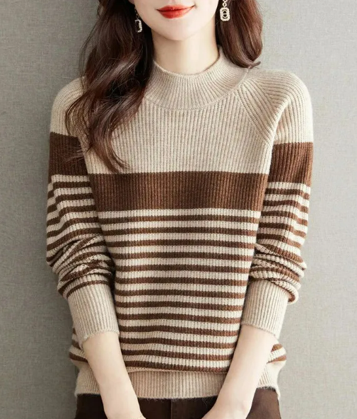 Fern Stripes Sweater