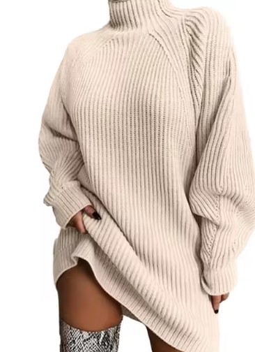 Kindra Knitted Pullover Dress