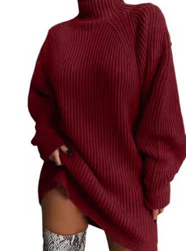 Kindra Knitted Pullover Dress