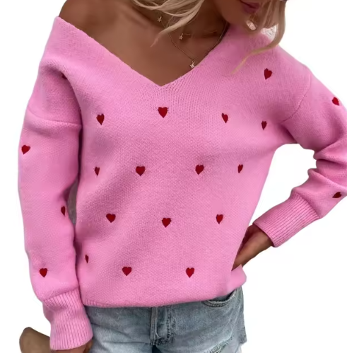 Althea Heart Sweater