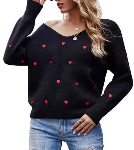 Althea Heart Sweater