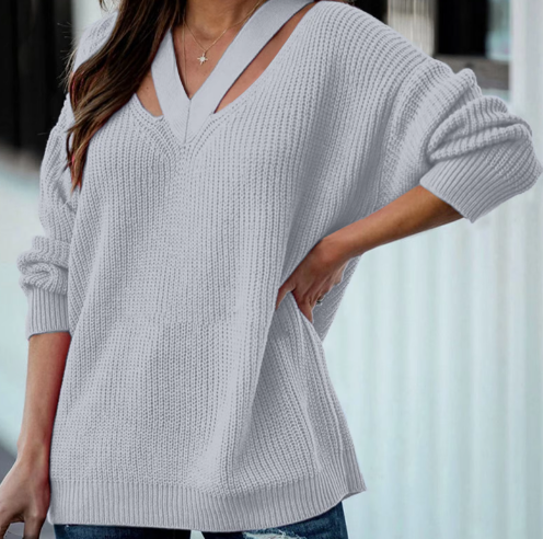 Ruth Casual V-Neck Sweater