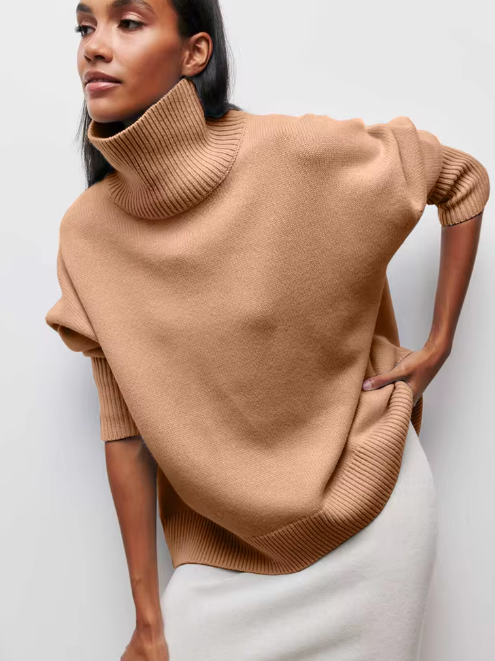 Yanna Turtleneck Knitted Sweater