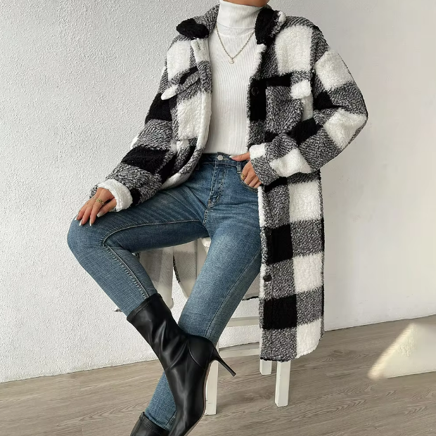 Nikki Checkered Coat