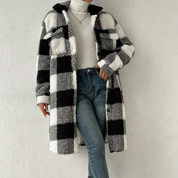 Nikki Checkered Coat