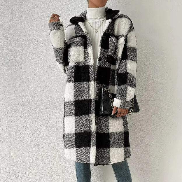 Nikki Checkered Coat