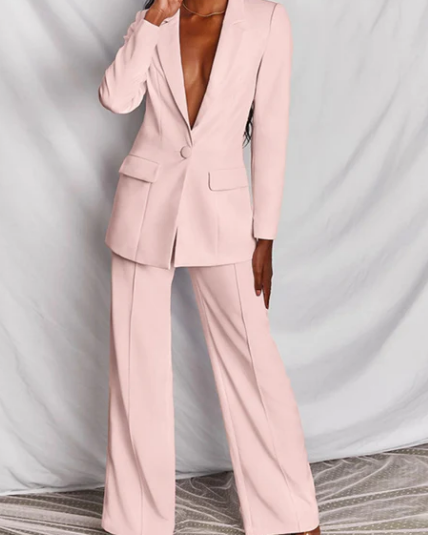 Ivy Elegant Blazer and Pants Set