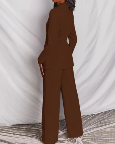 Ivy Elegant Blazer and Pants Set