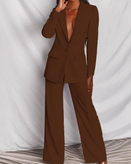 Ivy Elegant Blazer and Pants Set