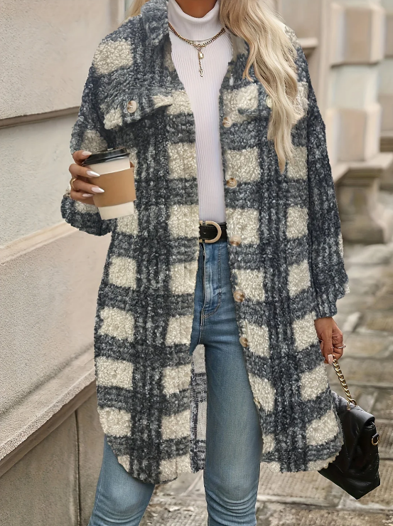 Ysabelle Plaid Jacket