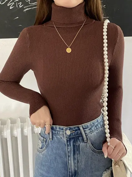 Helen Knitted Turtleneck Sweater