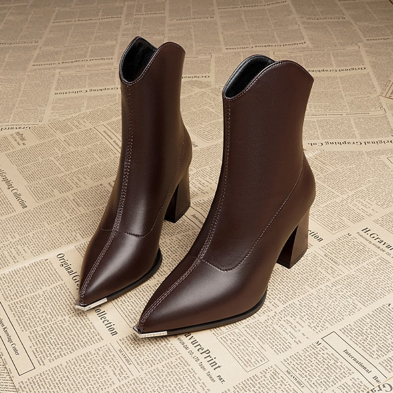 Amelie | Elegant Ankle Boots with Heel